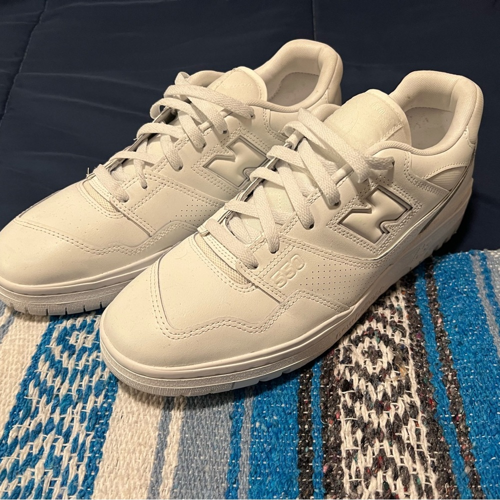 New Balance 550 Triple White Size 13
